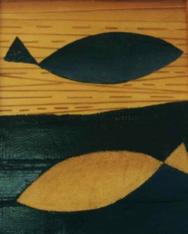 Czarna ryba - złota ryba - obraz z serii Big Blue