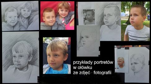 Portrety rysowane ze zdjęć