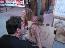 Rysowanie na żywo portretów