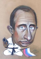 Prezydent Putin karykatura Prezydenta Rosji